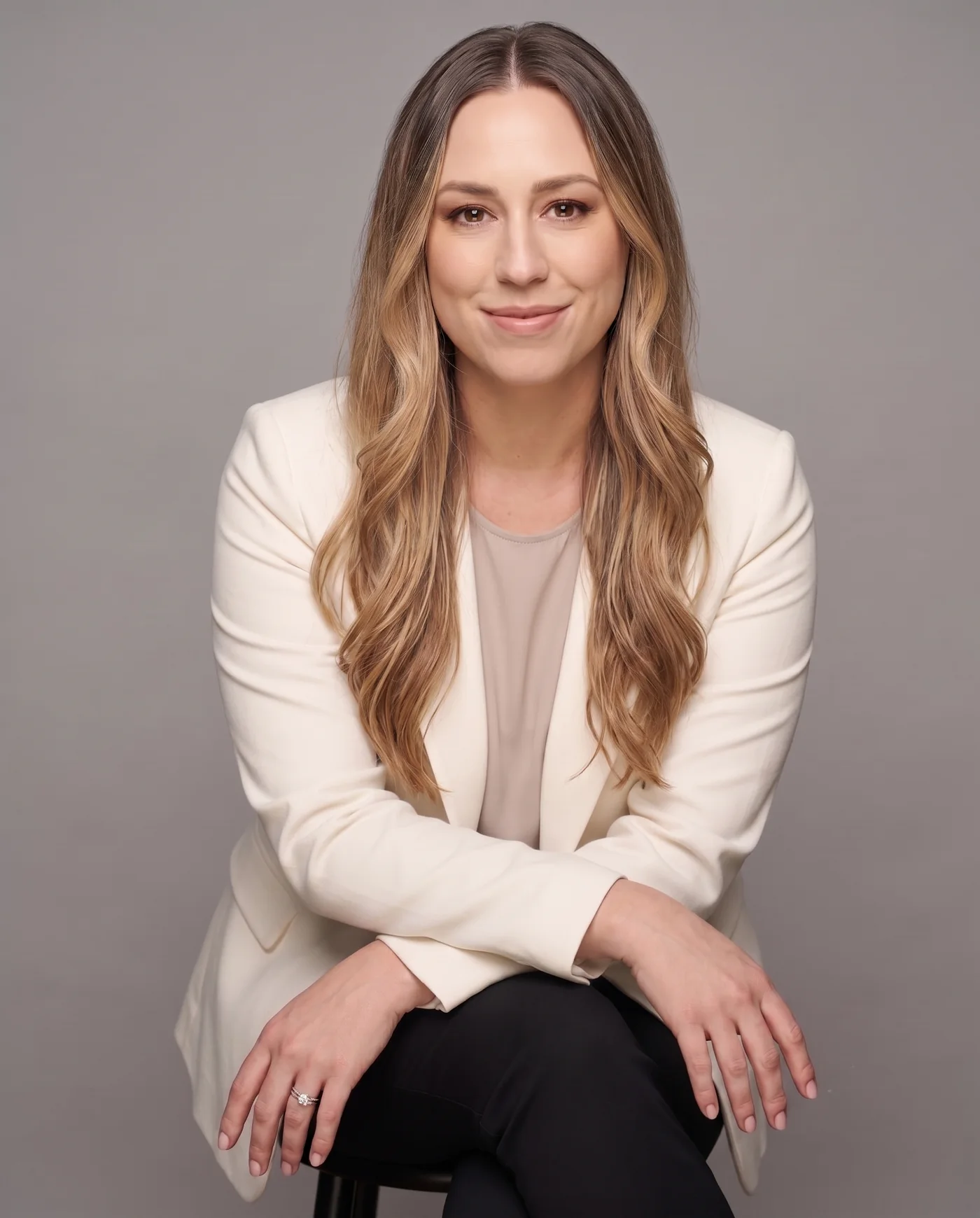 Meagan Angelucci, founder and Executive Director of NAPSDM, seated